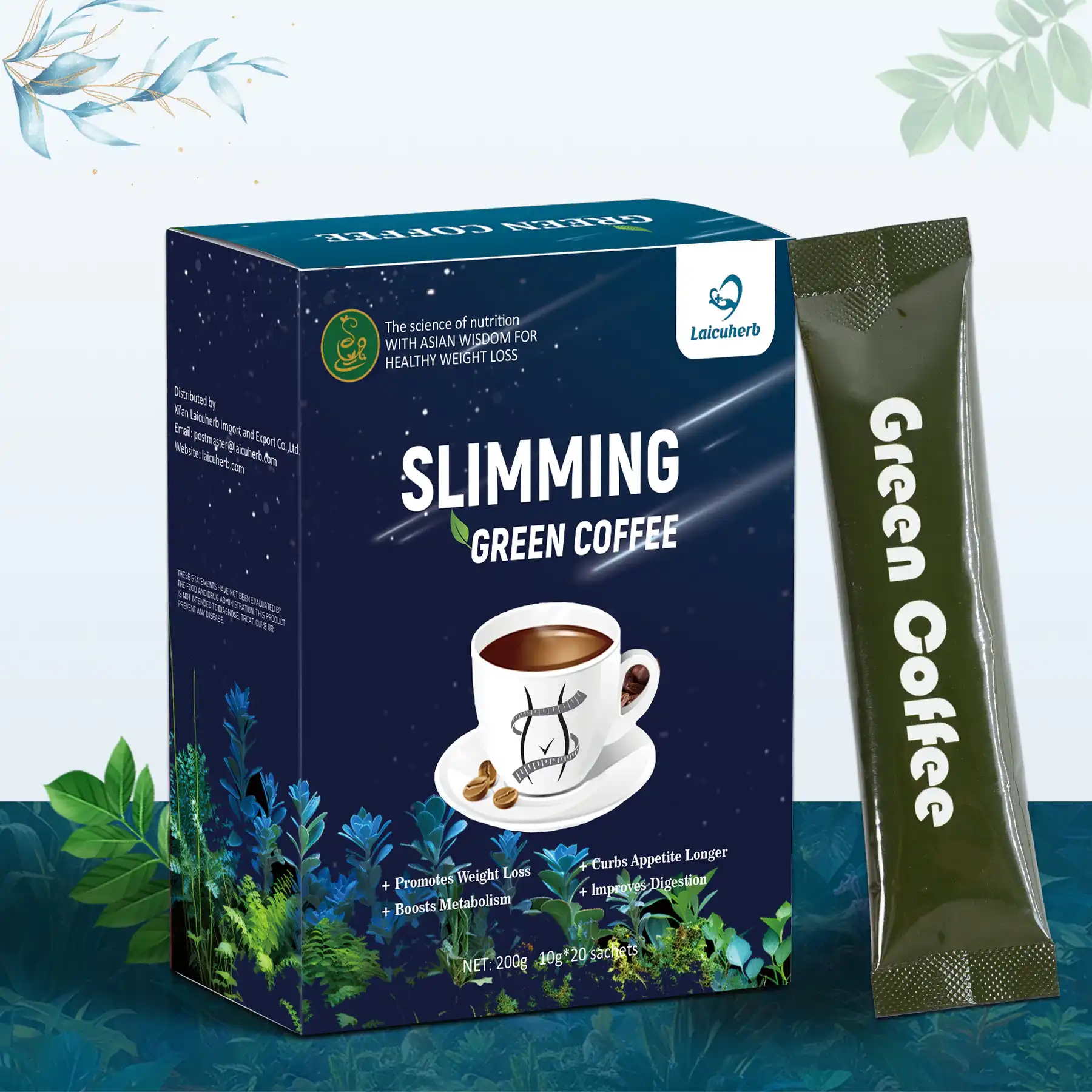 pure natural green coffee